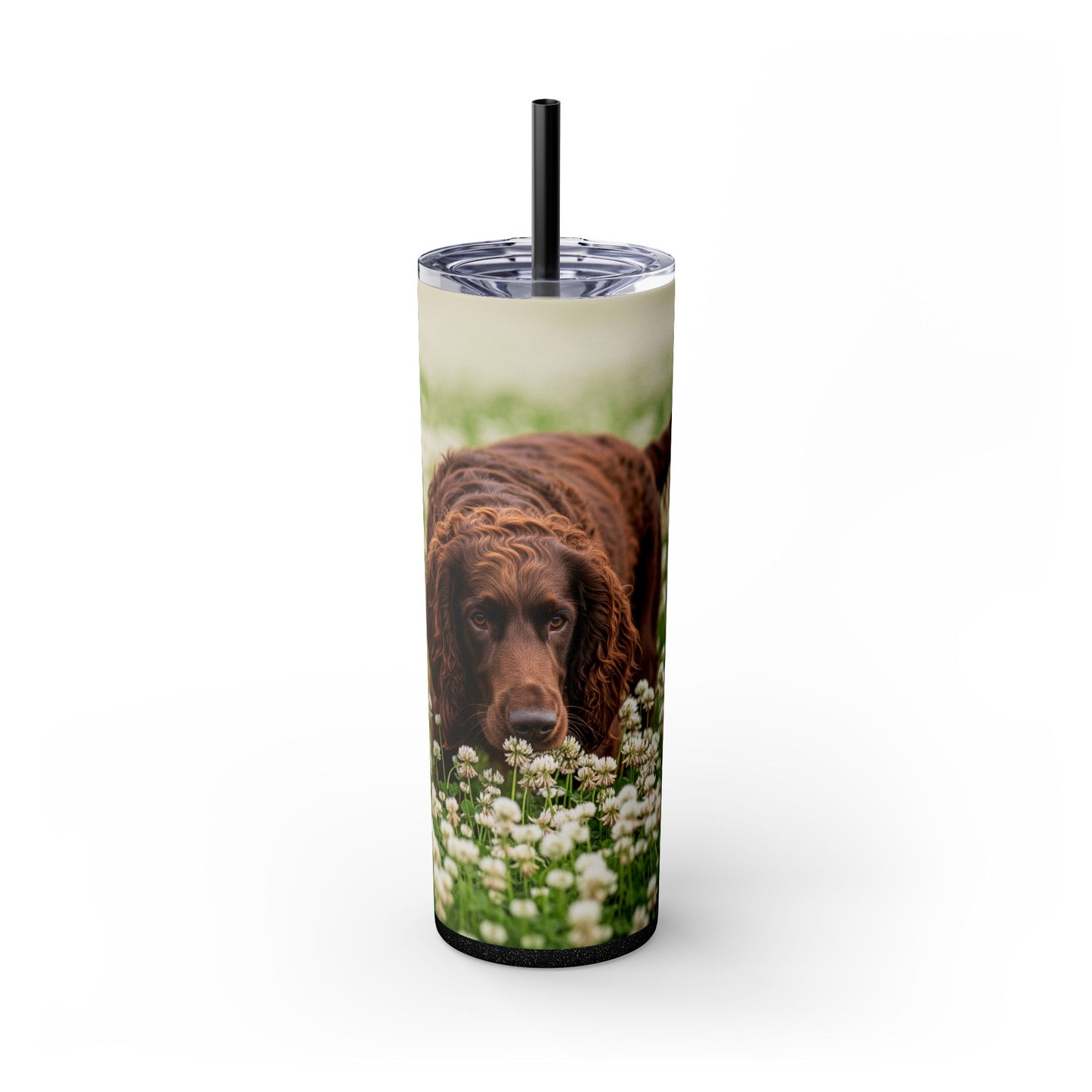 Irish Water Spaniel Tumbler with Straw, 20oz