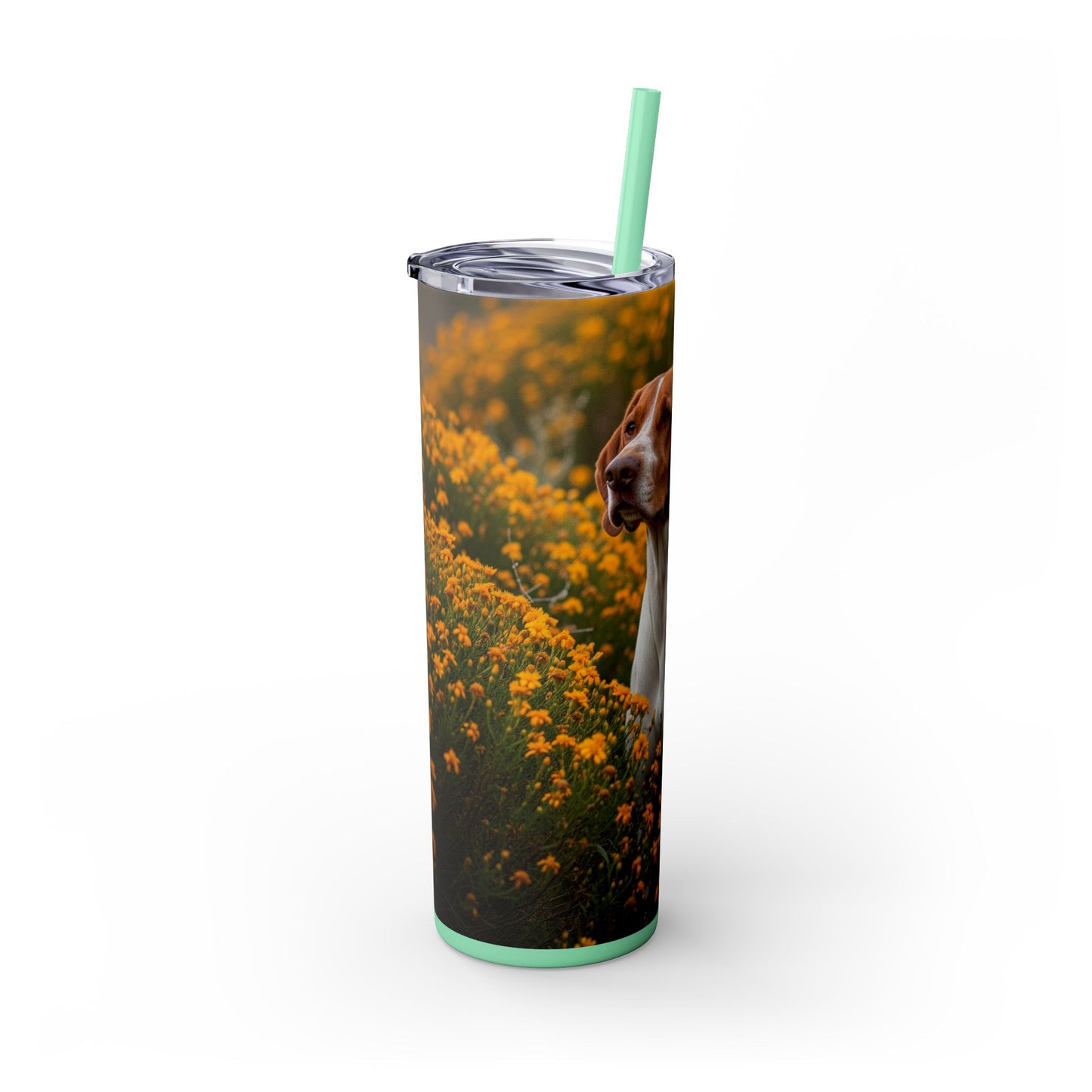 Portuguese Pointer Tumbler with Straw, 20oz