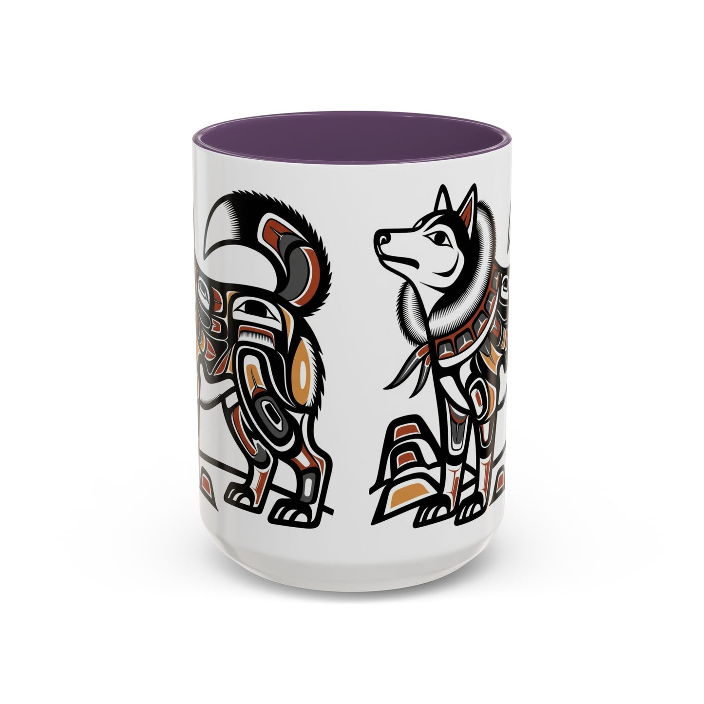 Siberian Husky Accent Coffee Mug - Perfect Gift for Dog Lovers