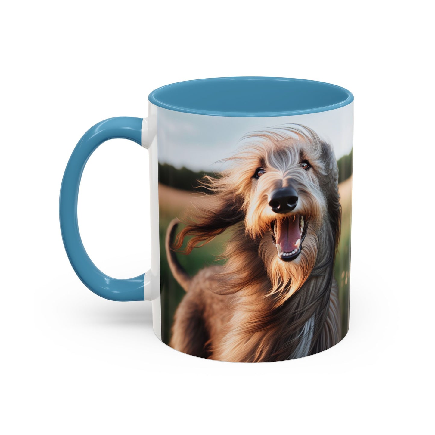 Scottish Deerhound Accent Coffee Mug - Perfect Gift for Dog Lovers