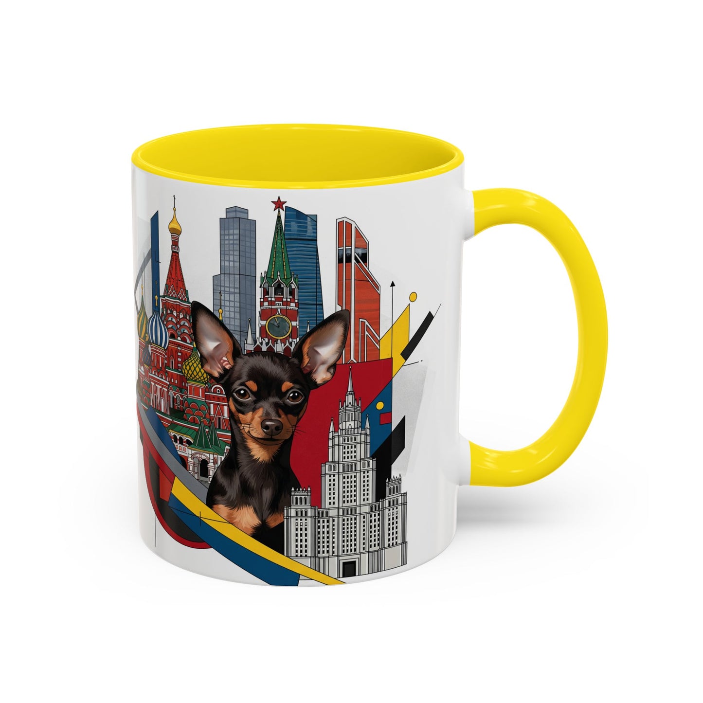 Russian Toy Dog Accent Coffee Mug - Perfect Gift for Dog Lovers