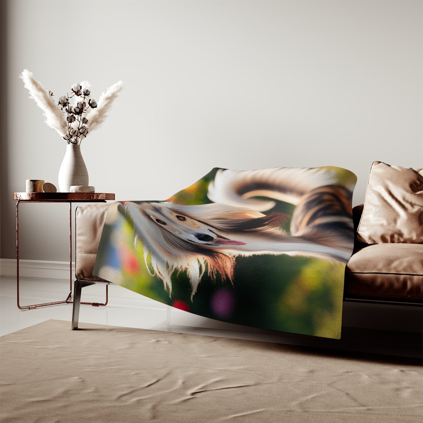 Saluki Sweatshirt Blanket