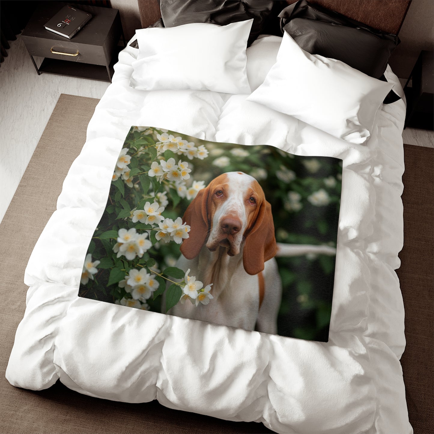 Bracco Italiano Sweatshirt Blanket