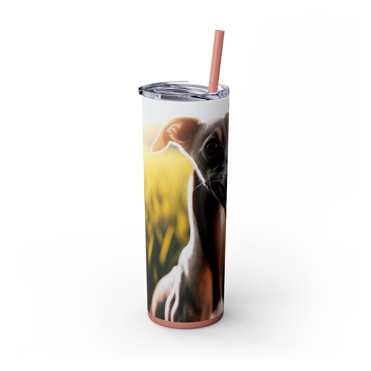 Greyhound Tumbler with Straw, 20oz
