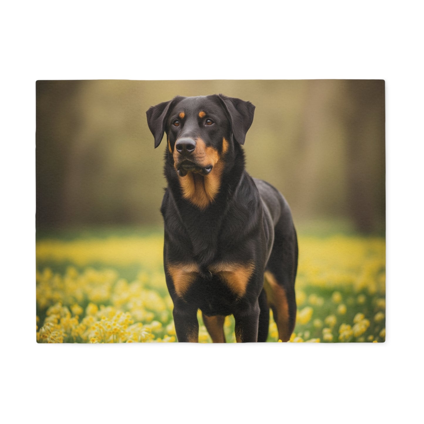 Beauceron Sweatshirt Blanket