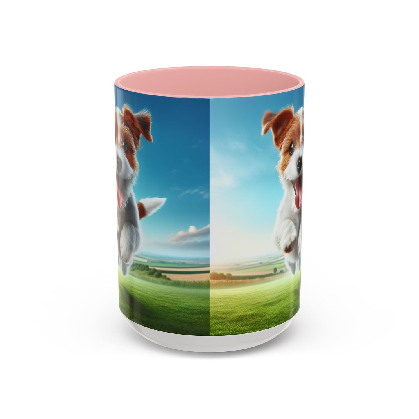 Russell Terrier Accent Coffee Mug - Perfect Gift for Dog Lovers
