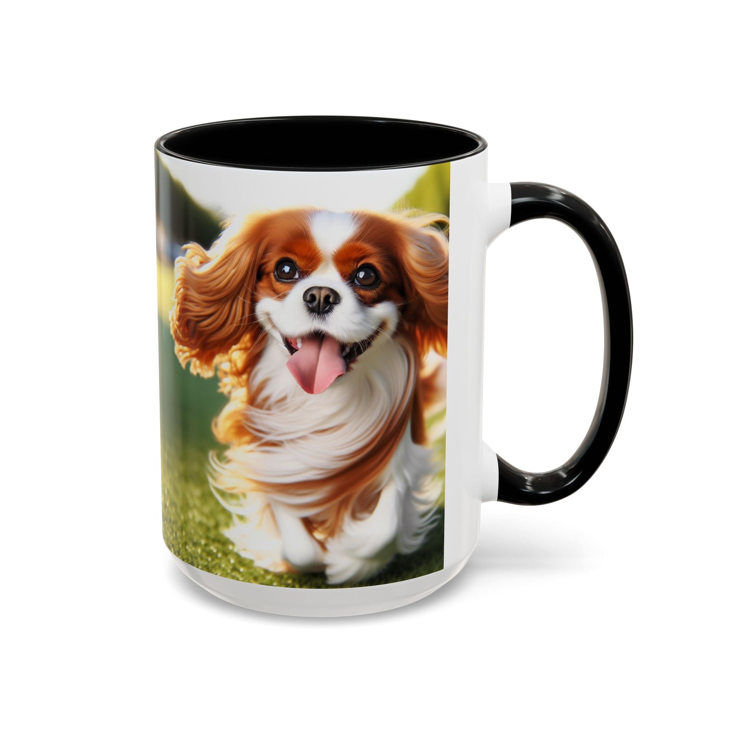 Cavalier King Charles Spaniel Accent Coffee Mug - Perfect Gift for Dog Lovers