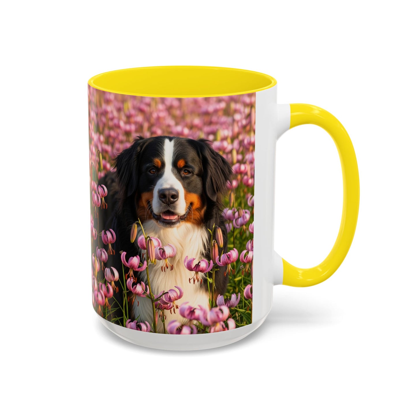Bernese Mountain Dog Accent Coffee Mug - Perfect Gift for Dog Lovers