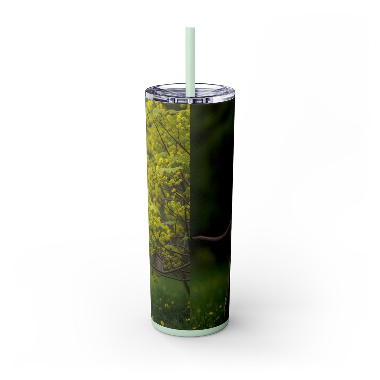 Weimaraner Skinny Tumbler with Straw, 20oz