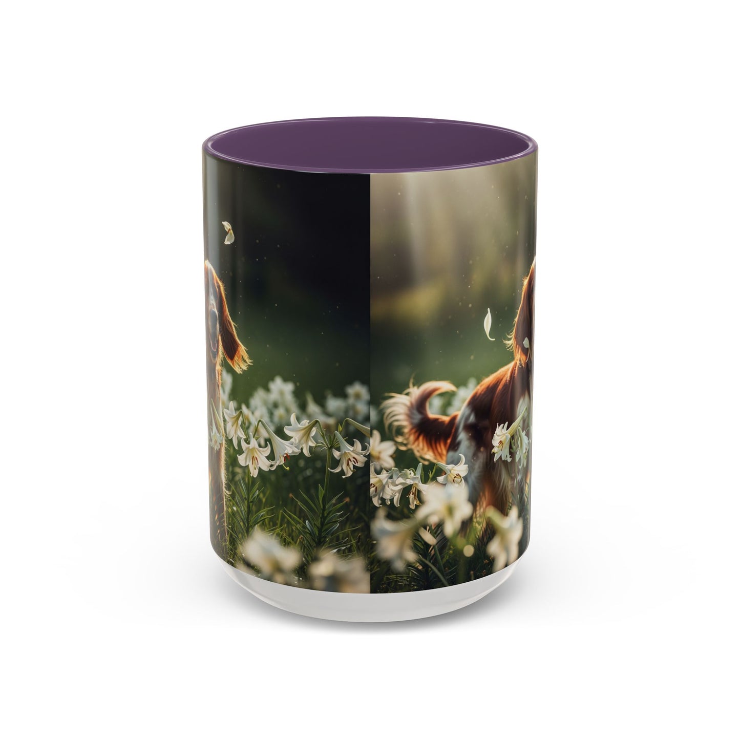 Irish Red and White Setter Accent Coffee Mug - Perfect Gift for Dog Lovers