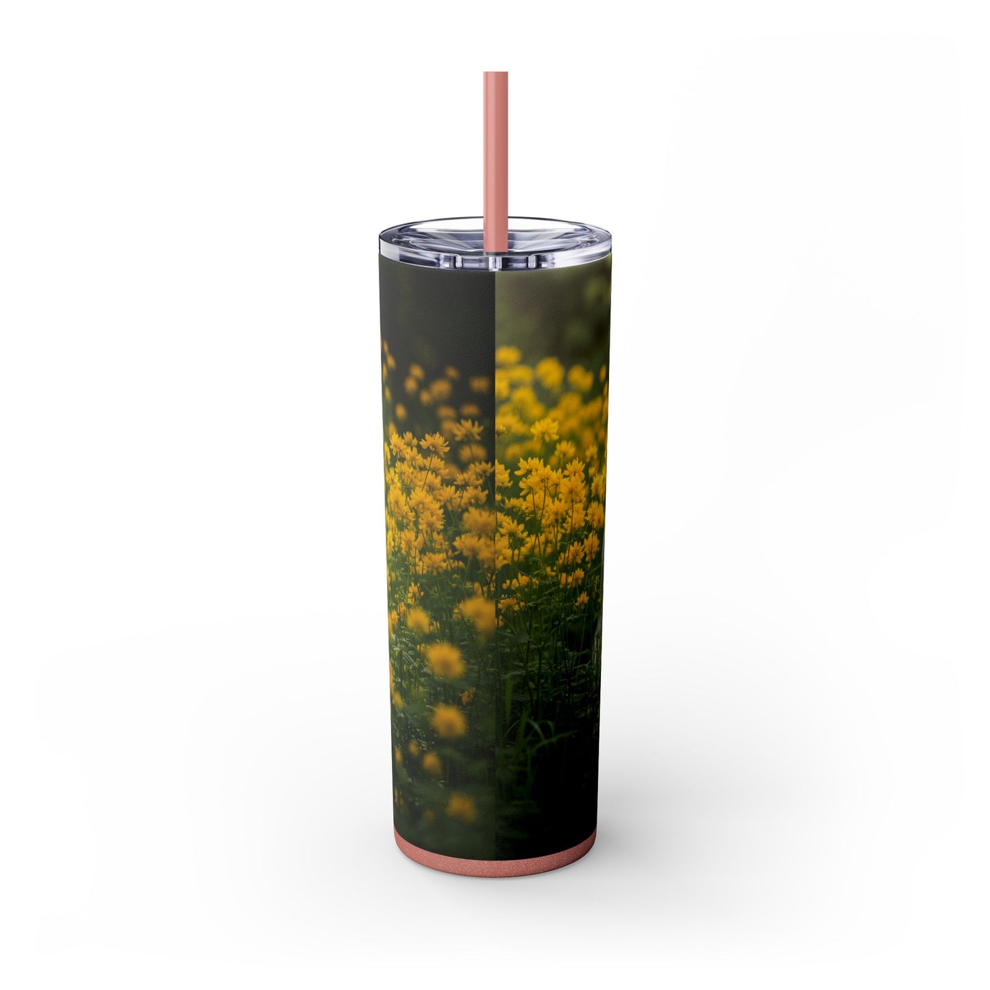 English Setter Skinny Tumbler with Straw, 20oz