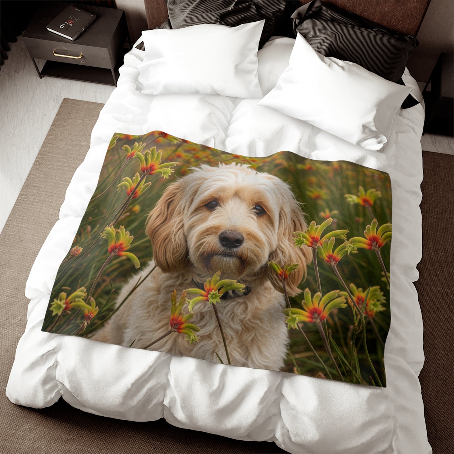 Cavoodle Sweatshirt Blanket