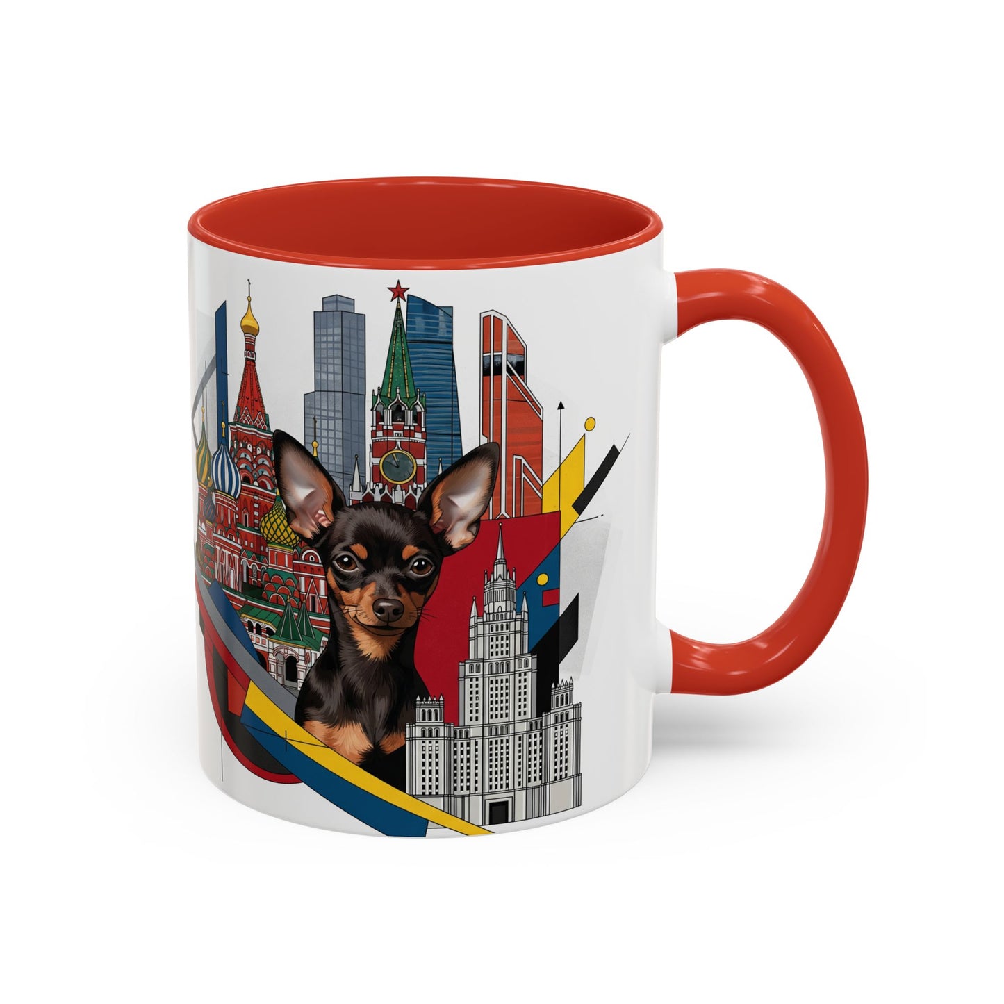 Russian Toy Dog Accent Coffee Mug - Perfect Gift for Dog Lovers