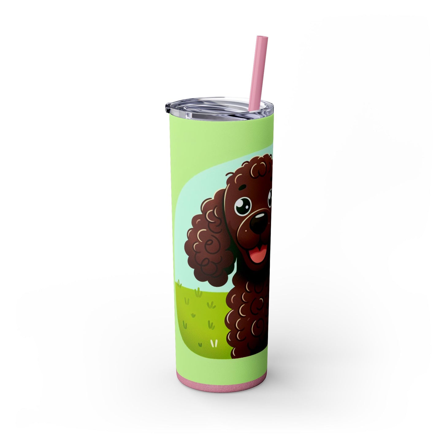 Irish Water Spaniel Tumbler with Straw, 20oz