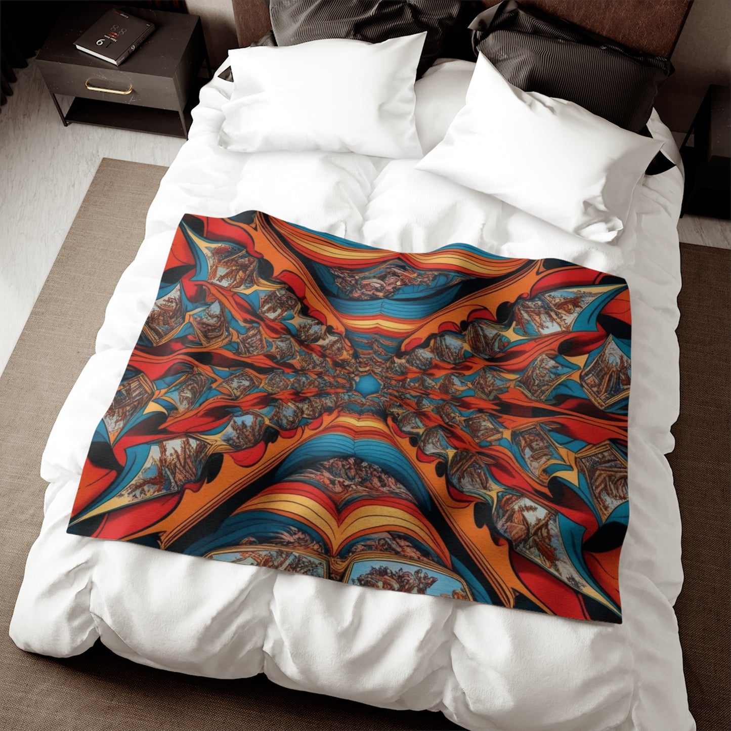 Optical Illusion Sweatshirt Blanket