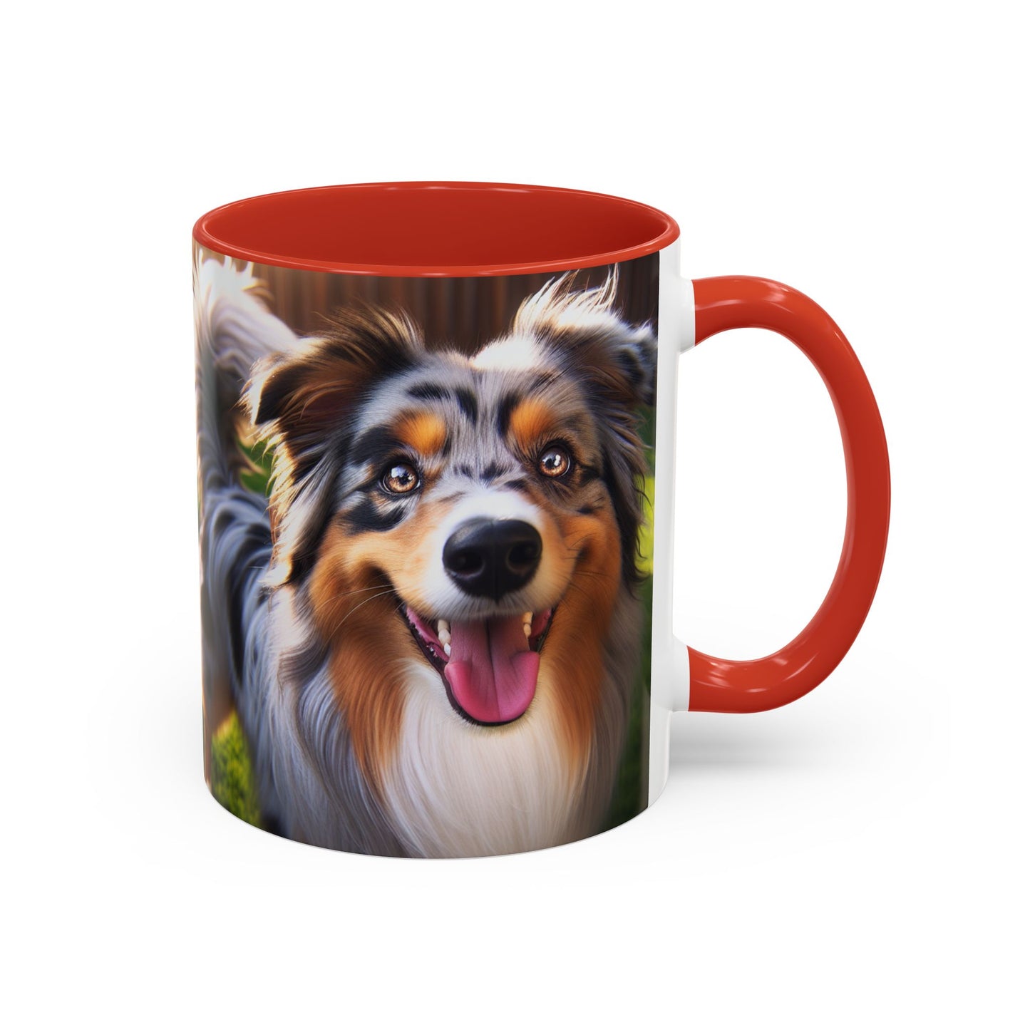Australian Shepherd Accent Coffee Mug - Perfect Gift for Dog Lovers