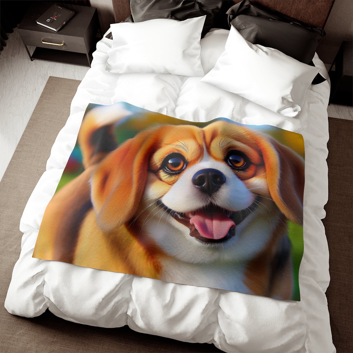 Peagle Sweatshirt Blanket
