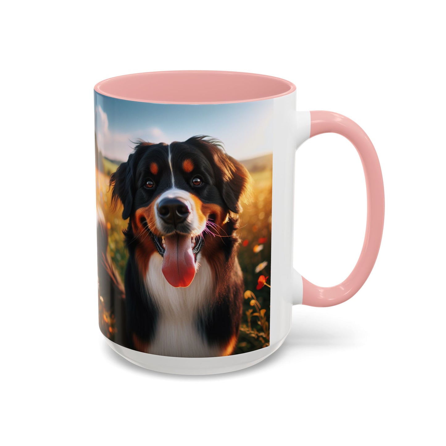 Bernese Mountain Dog Accent Coffee Mug - Perfect Gift for Dog Lovers