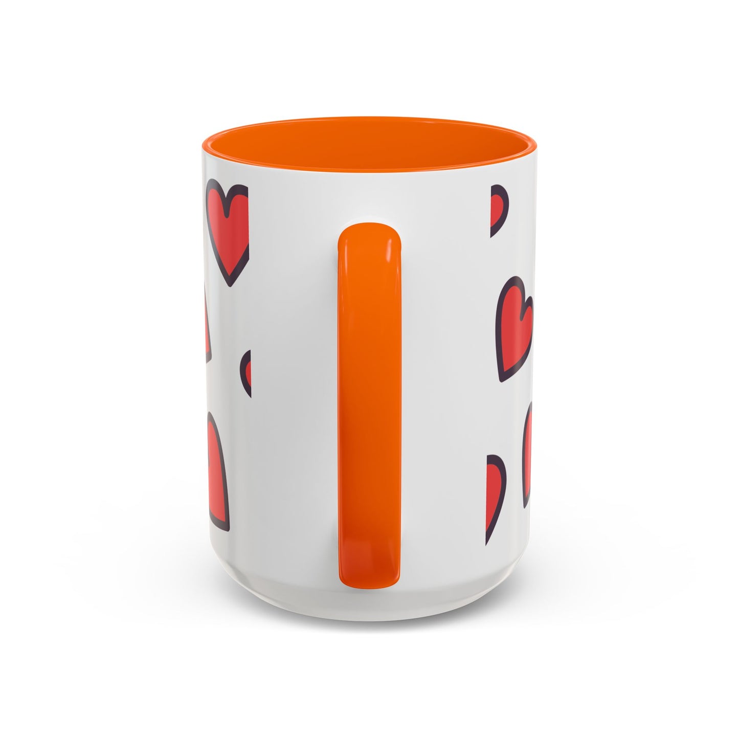 Hearts Accent Coffee Mug - Perfect Gift for Dog Lovers