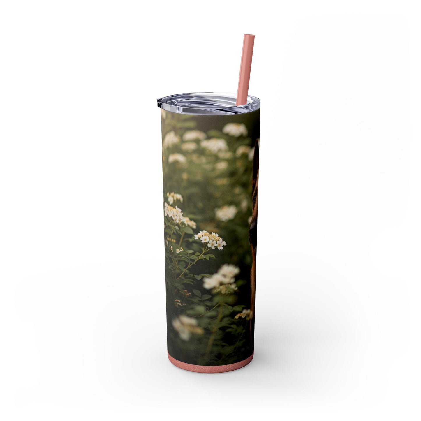 Belgian Shepherd Dog Laekenois Tumbler with Straw, 20oz