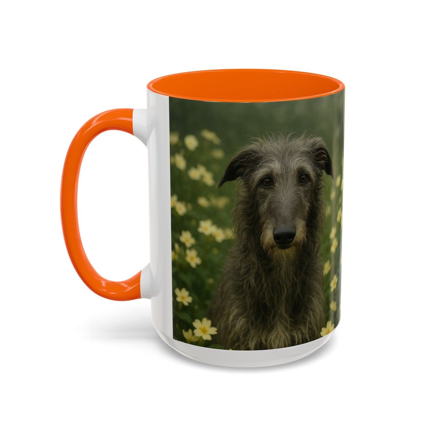 Scottish Deerhound Accent Coffee Mug - Perfect Gift for Dog Lovers