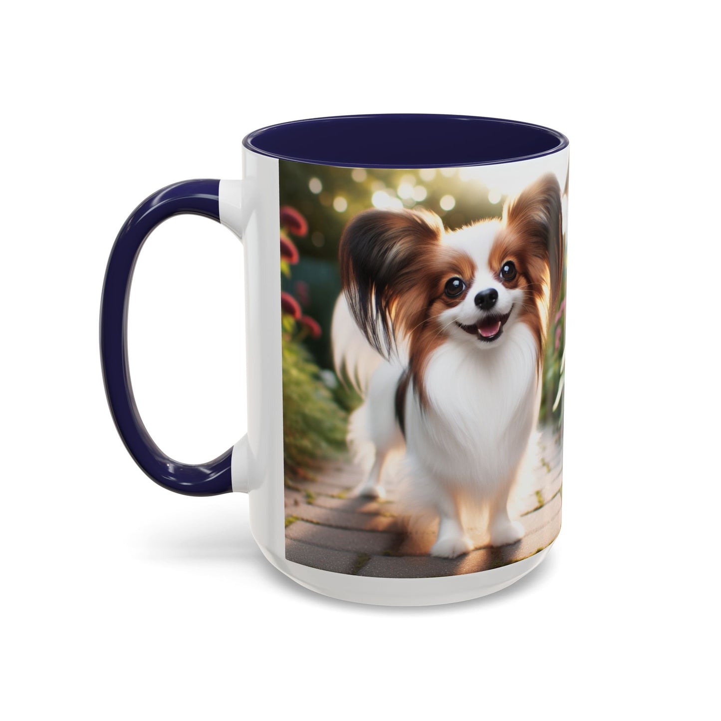 Papillon Accent Coffee Mug - Perfect Gift for Dog Lovers