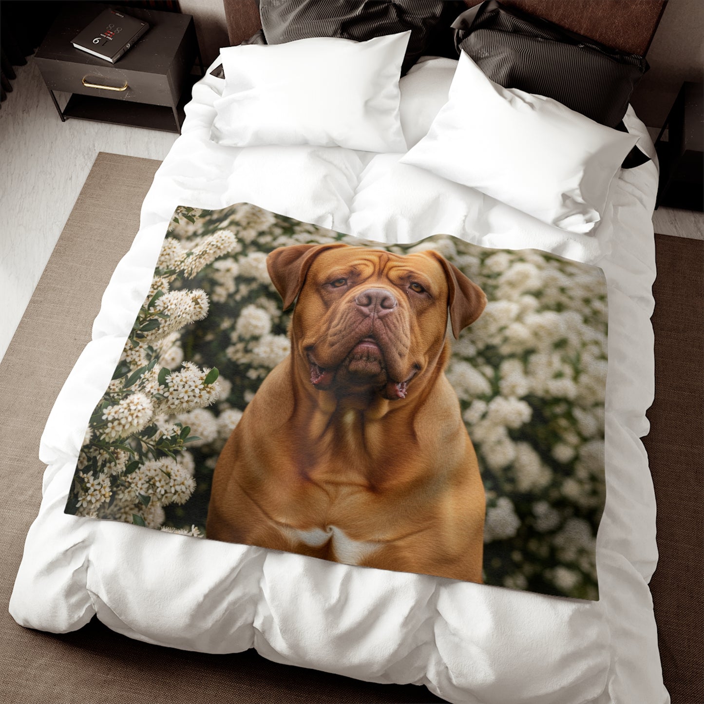 Dogue de Bordeaux Sweatshirt Blanket