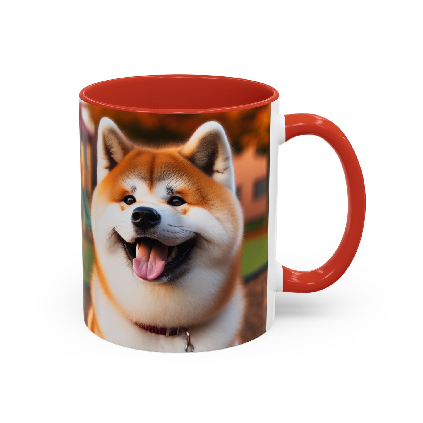 Japanese Akitainu Accent Coffee Mug - Perfect Gift for Dog Lovers