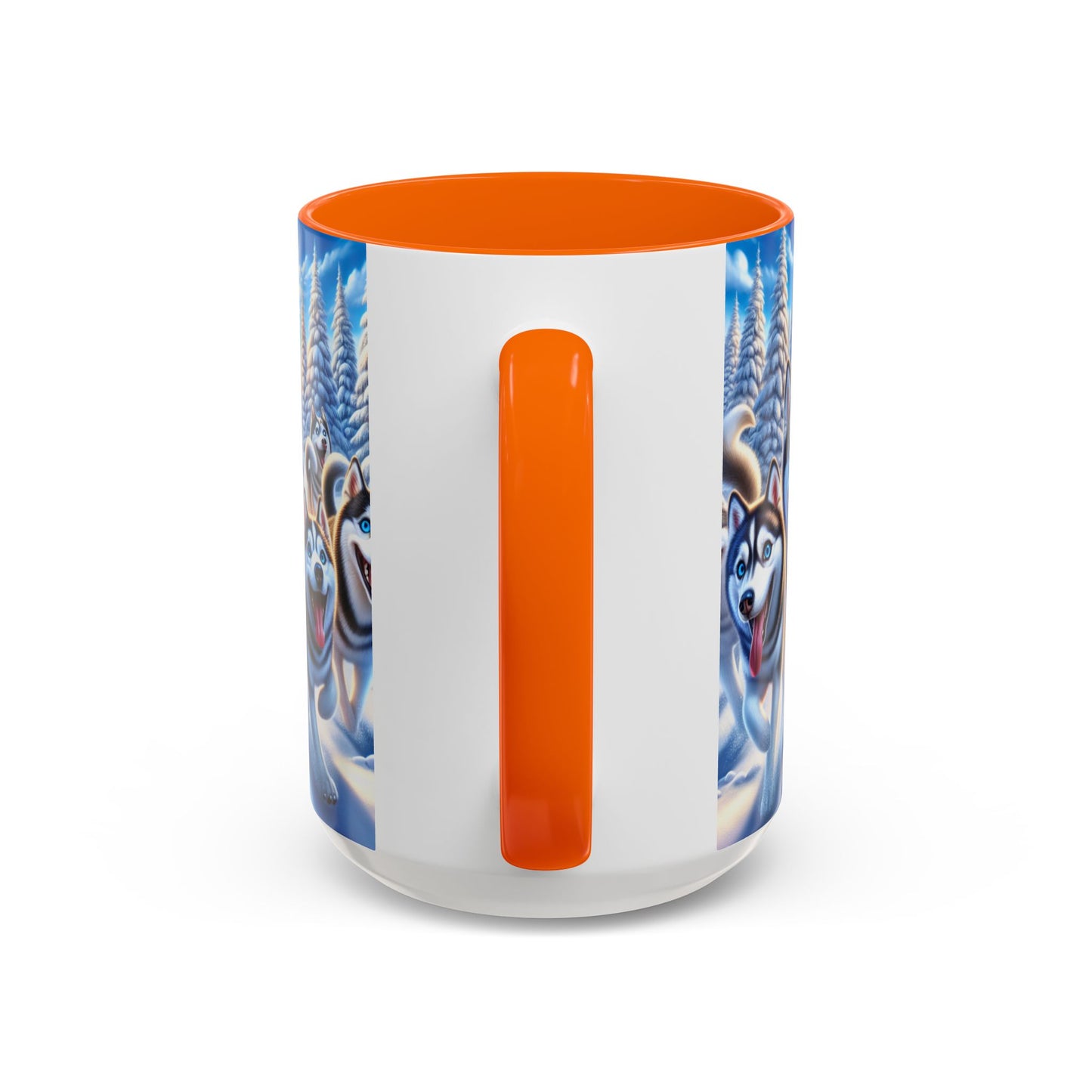 Siberian Husky Accent Coffee Mug - Perfect Gift for Dog Lovers