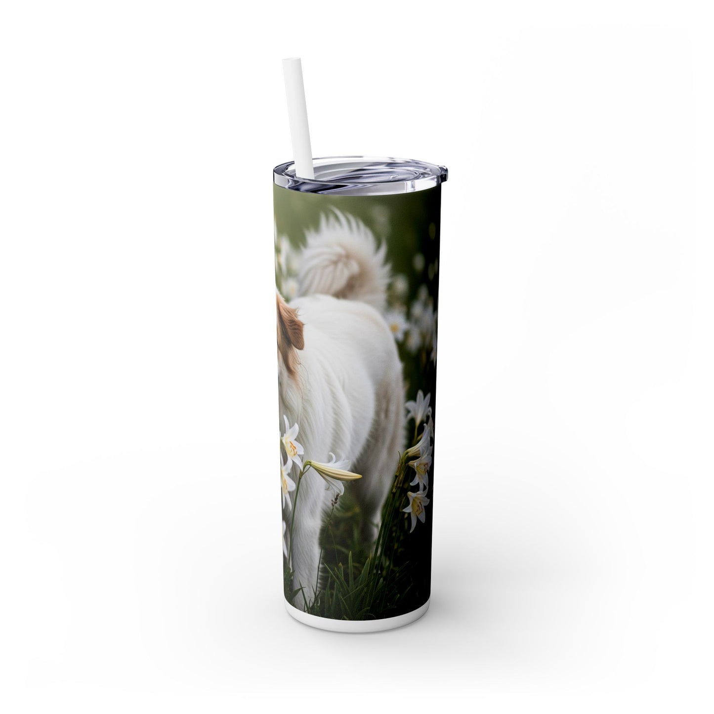 Pyrenean Shepherd Tumbler with Straw, 20oz