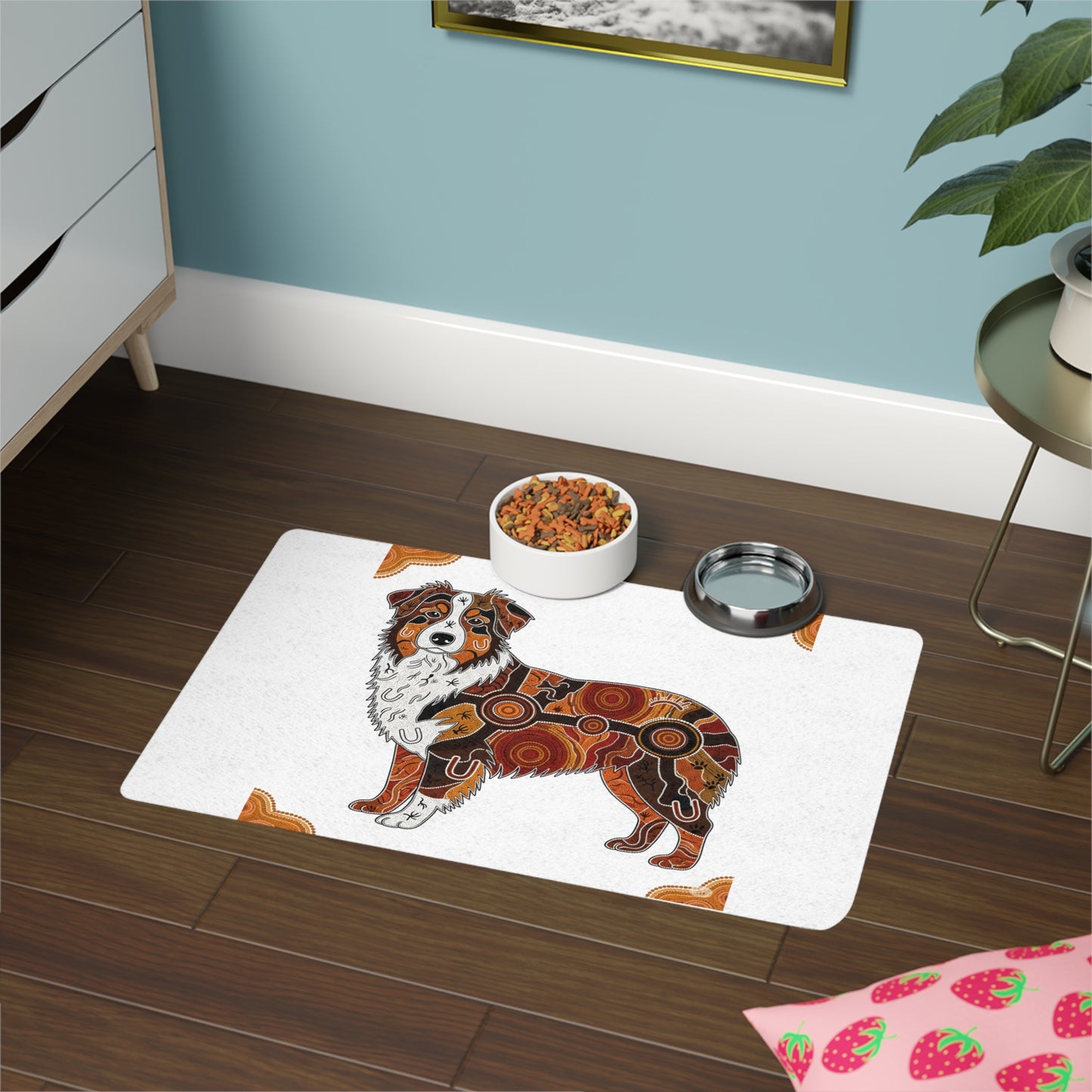 Pet Food Mat (12x18) - Australian Shepherd