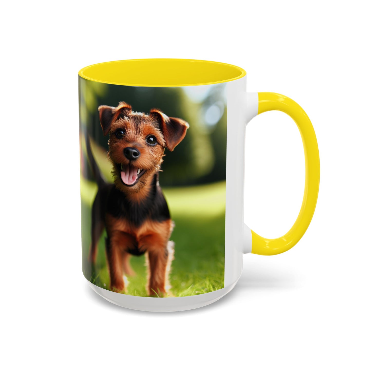 Deutscher Jagdterrier Accent Coffee Mug - Perfect Gift for Dog Lovers