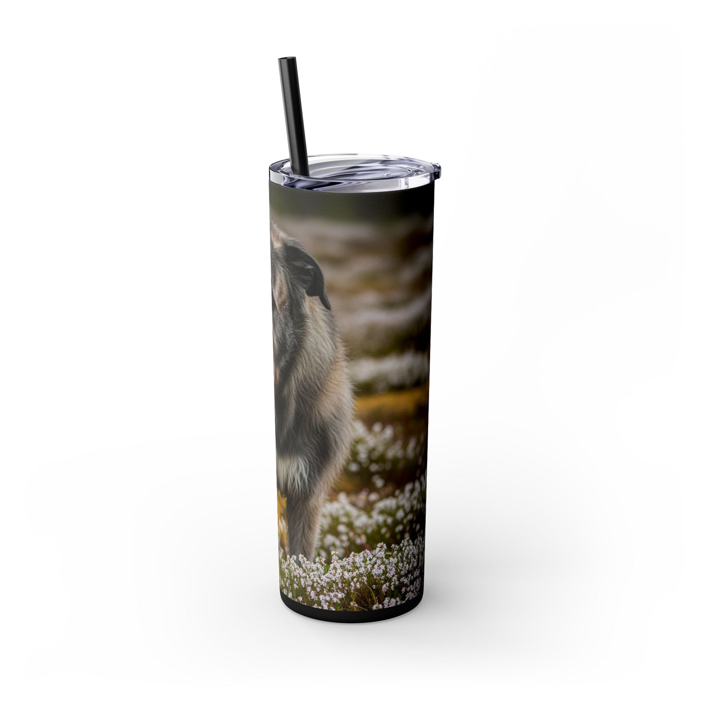 Irish Wolfhound Tumbler with Straw, 20oz
