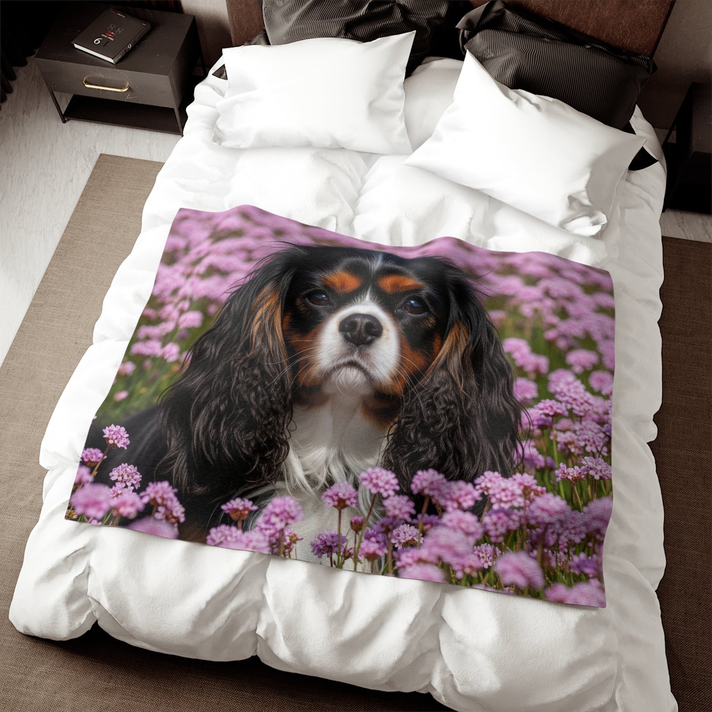 Couverture sweat-shirt King Charles Spaniel