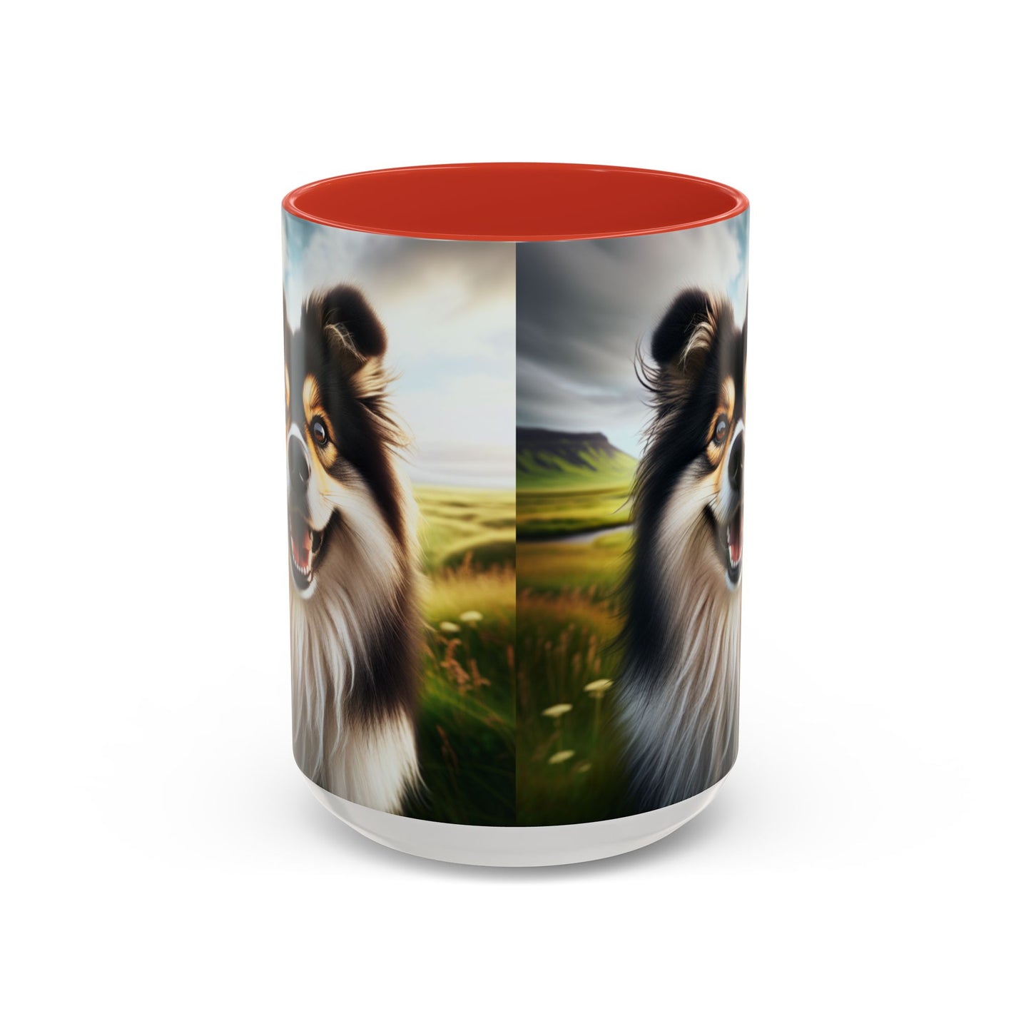 Icelandic Sheepdog Accent Coffee Mug - Perfect Gift for Dog Lovers