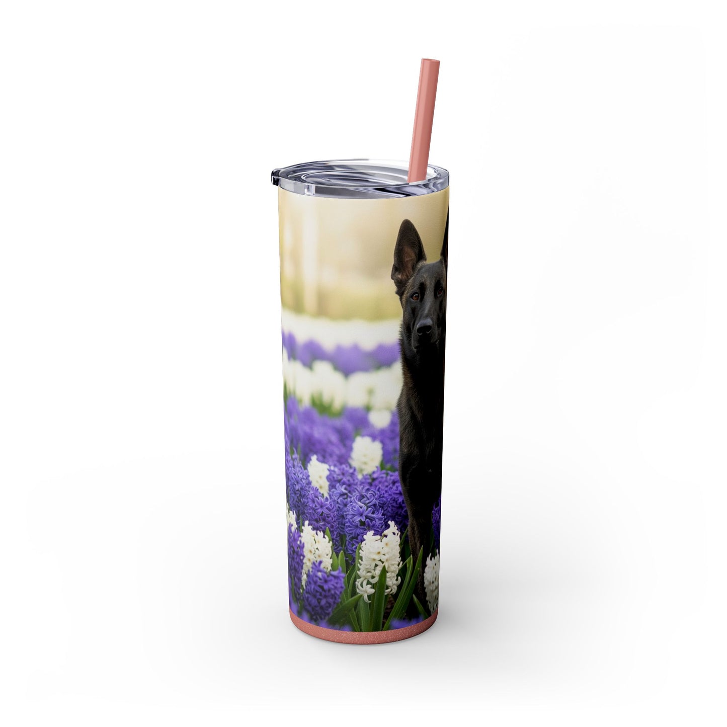 Dutch Shepherd Dog Tumbler with Straw, 20oz