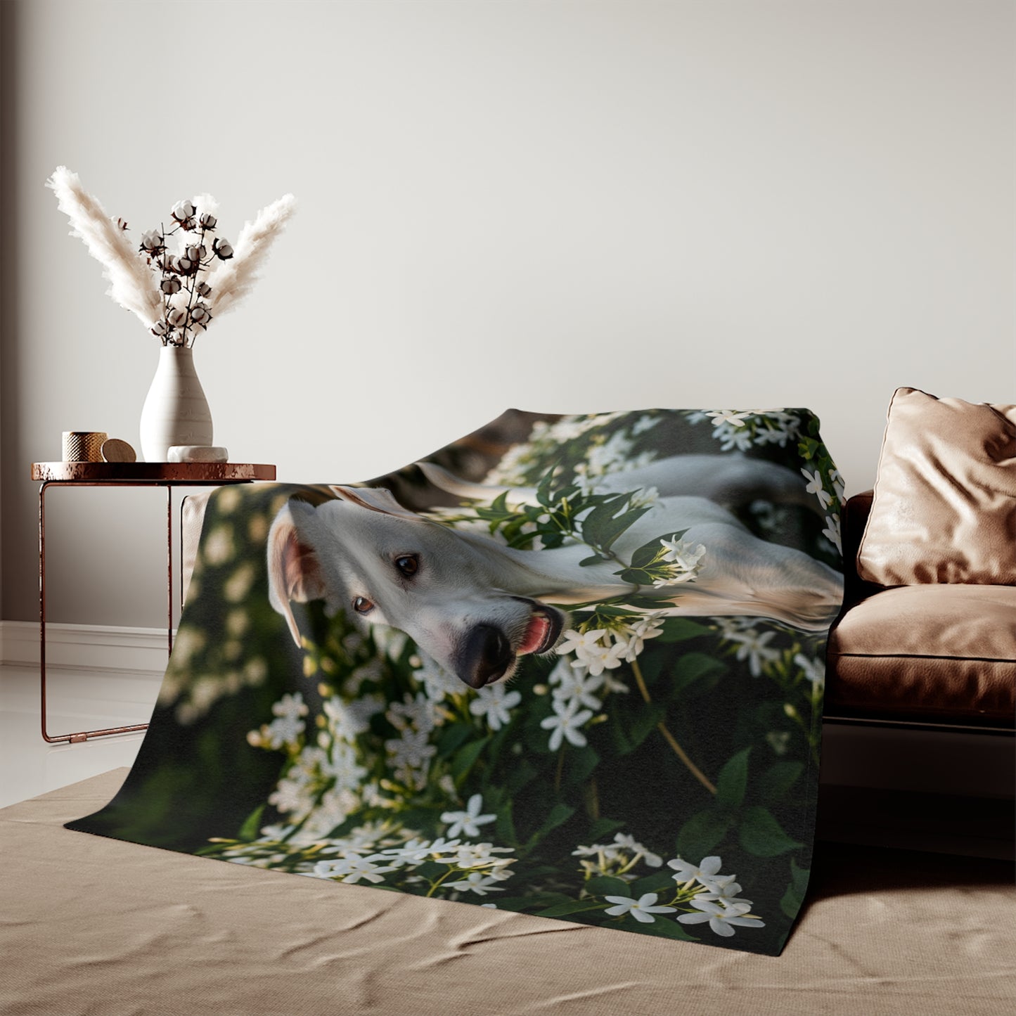 Gull Terrier Sweatshirt Blanket