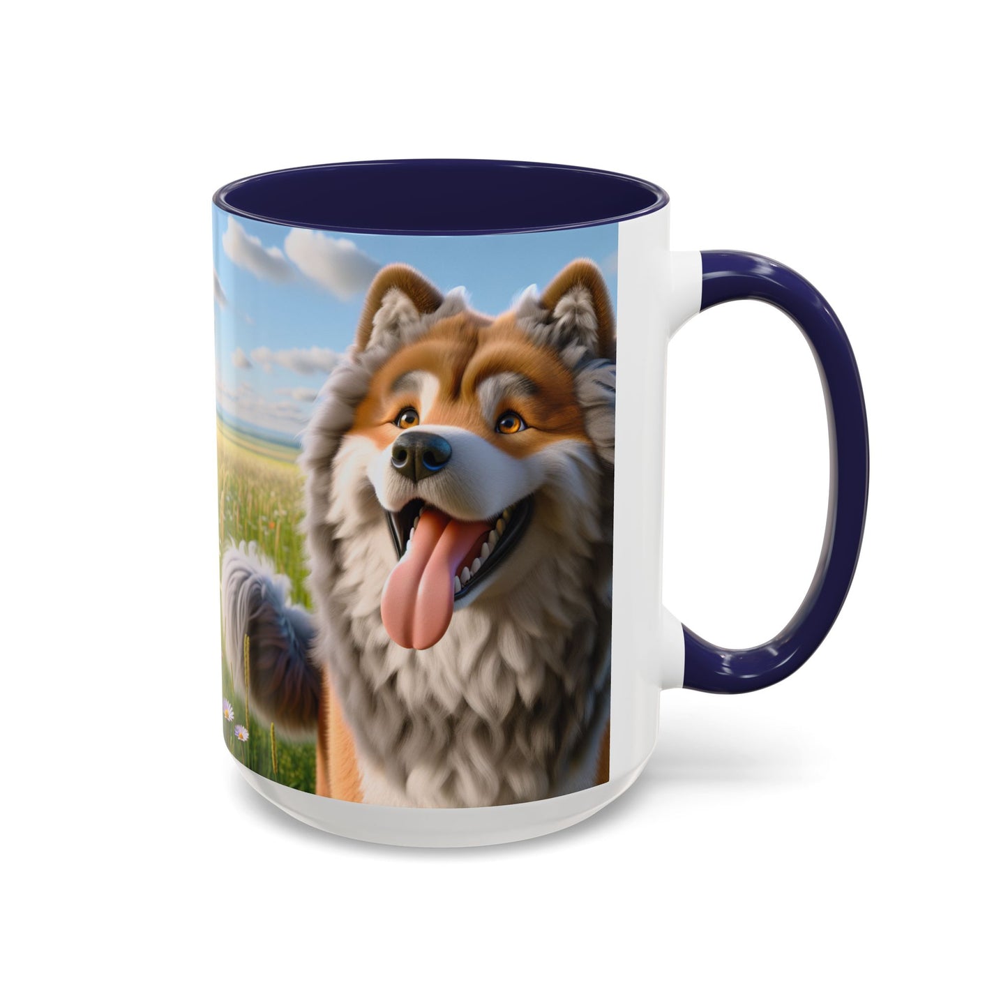 Hokkaido Accent Coffee Mug - Perfect Gift for Dog Lovers