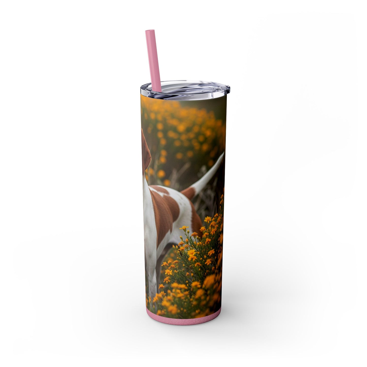Portuguese Pointer Tumbler with Straw, 20oz