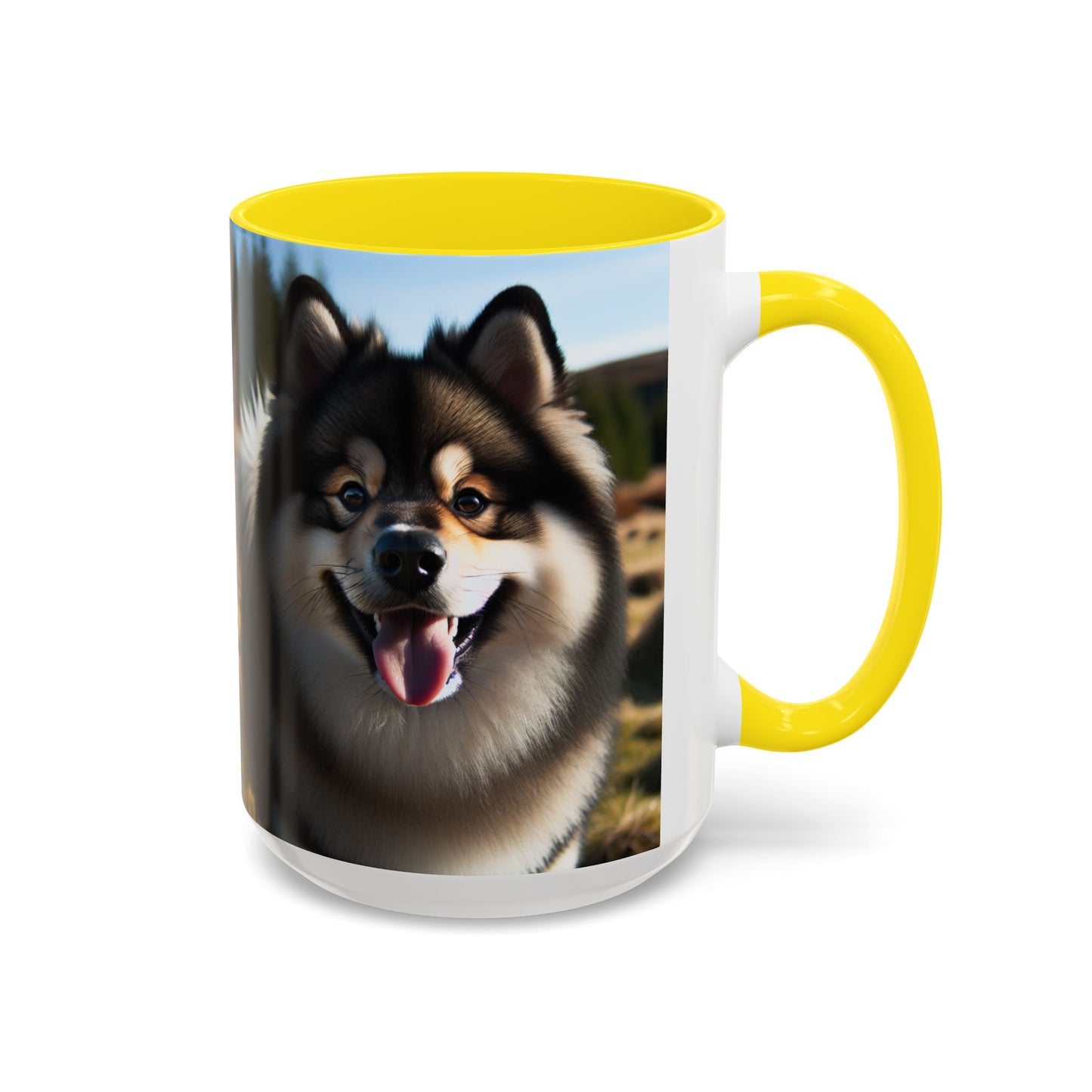 Norwegian Buhund Accent Coffee Mug - Perfect Gift for Dog Lovers