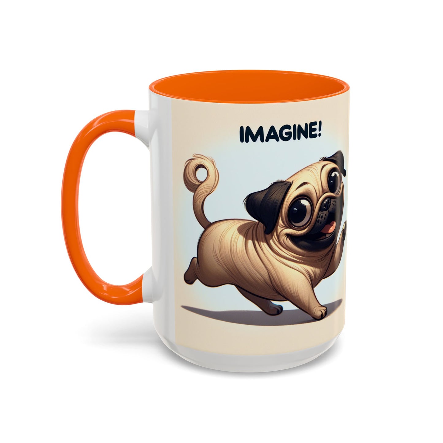 Pug Accent Coffee Mug - Perfect Gift for Dog Lovers