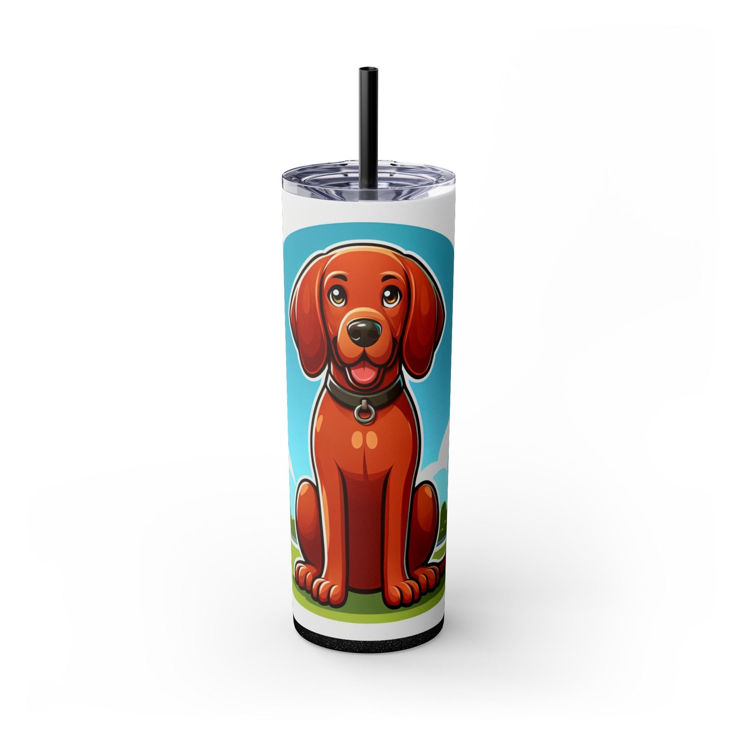 Redbone Coonhound Tumbler with Straw, 20oz