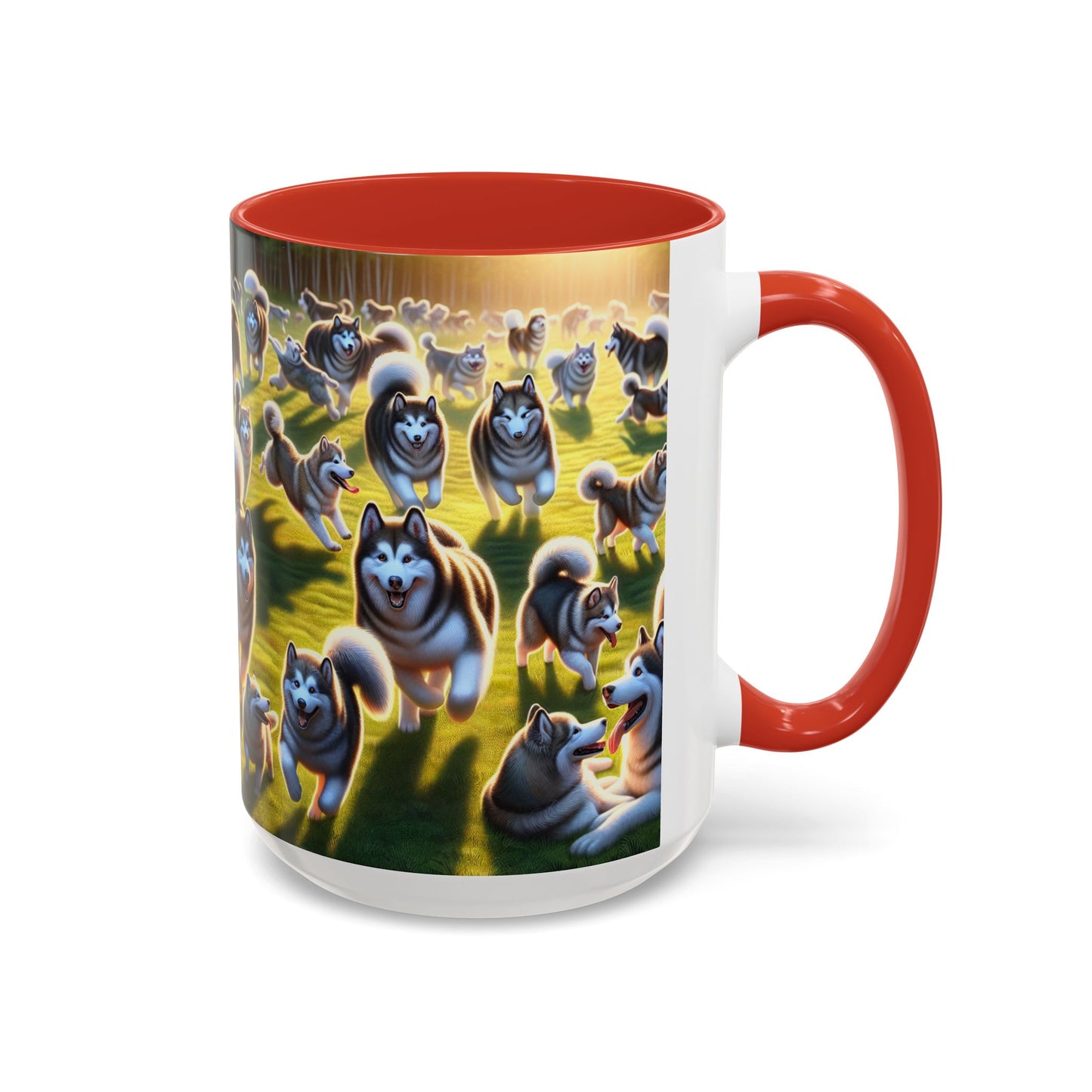 Alaskan Malamute Accent Coffee Mug - Perfect Gift for Dog Lovers
