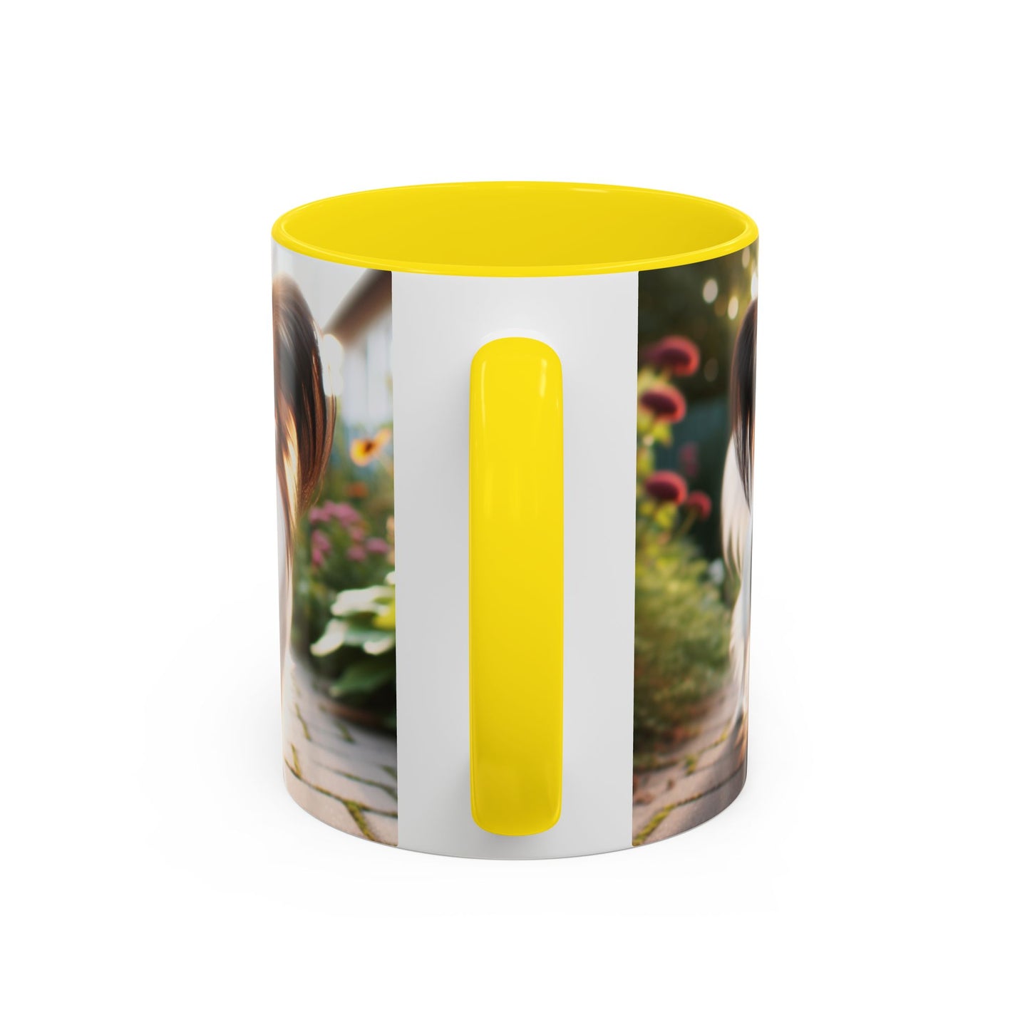 Papillon Accent Coffee Mug - Perfect Gift for Dog Lovers