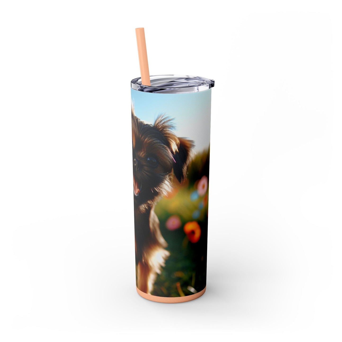 Griffon Bruxellois Tumbler with Straw, 20oz
