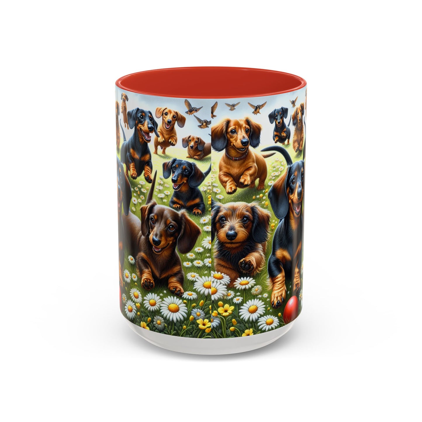 Dachshund Accent Coffee Mug - Perfect Gift for Dog Lovers