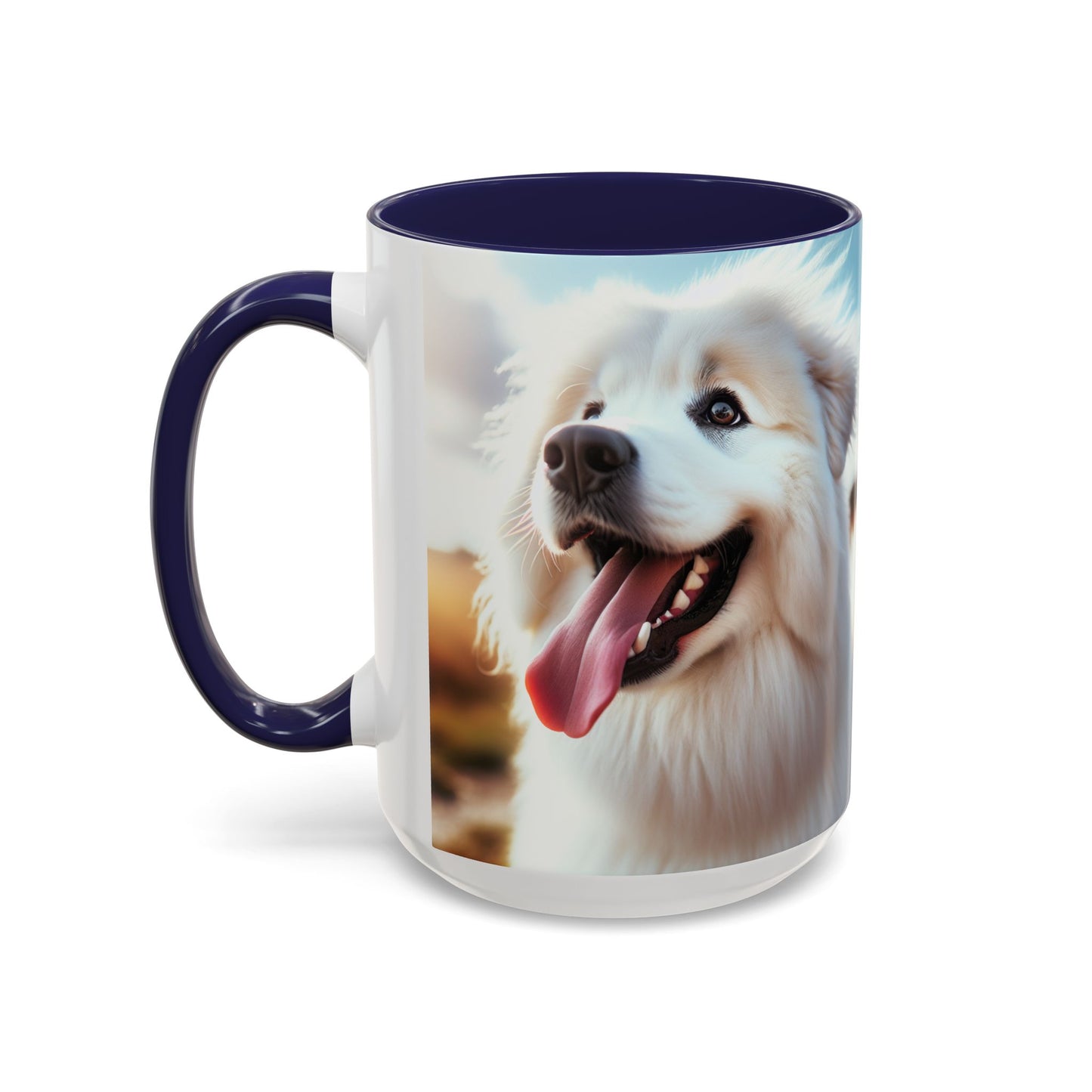 Pyrenean Mountain Dog Accent Coffee Mug - Perfect Gift for Dog Lovers