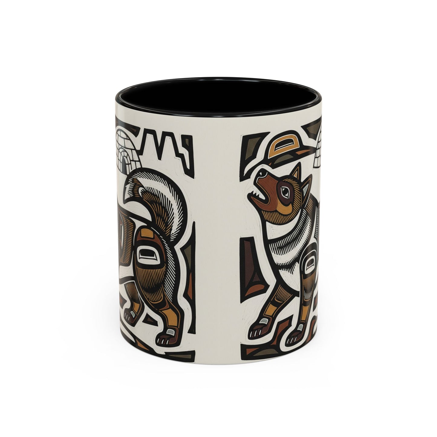 Canadian Eskimo Dog Accent Coffee Mug - Perfect Gift for Dog Lovers