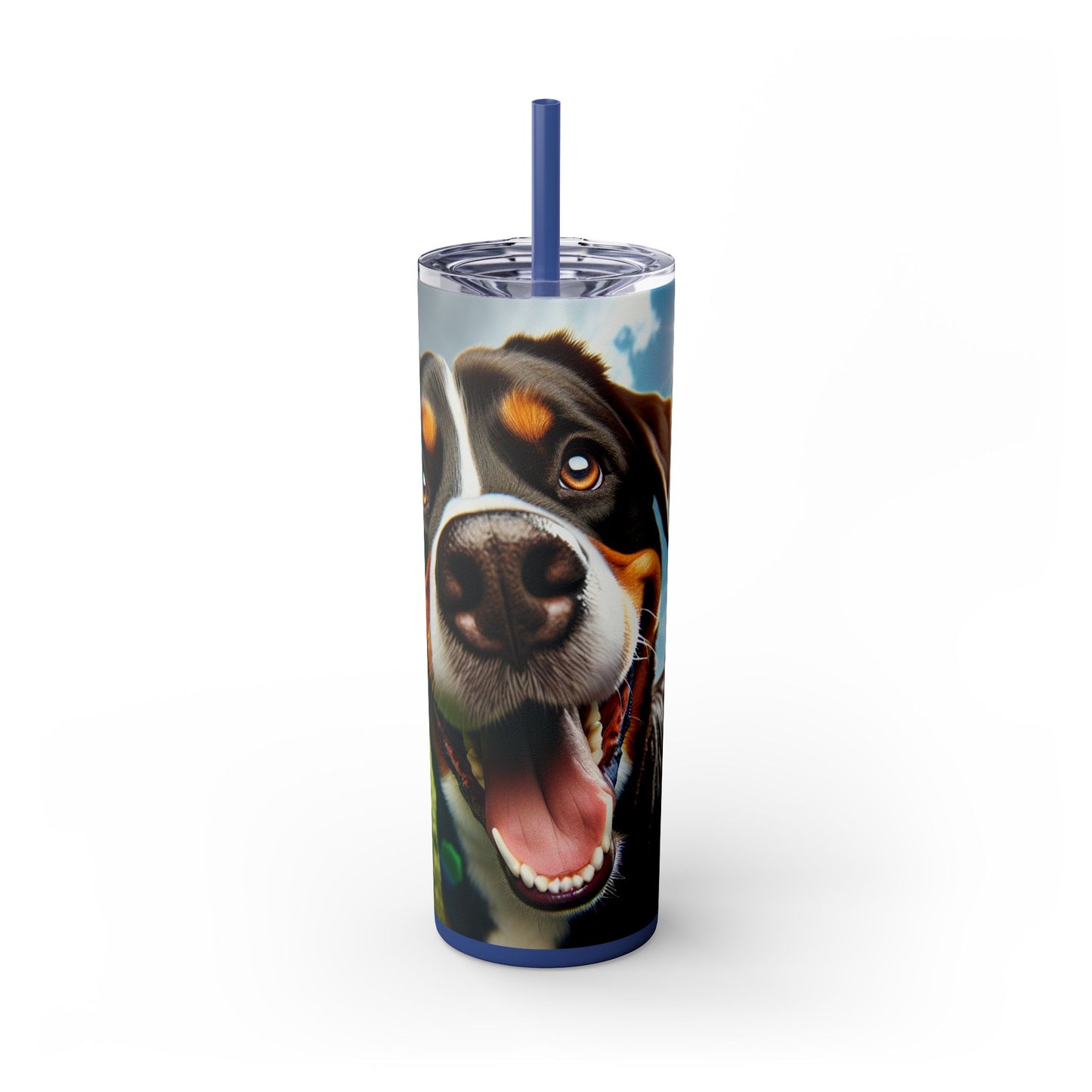 Greater Swiss Mountain Dog Tumbler with Straw, 20oz
