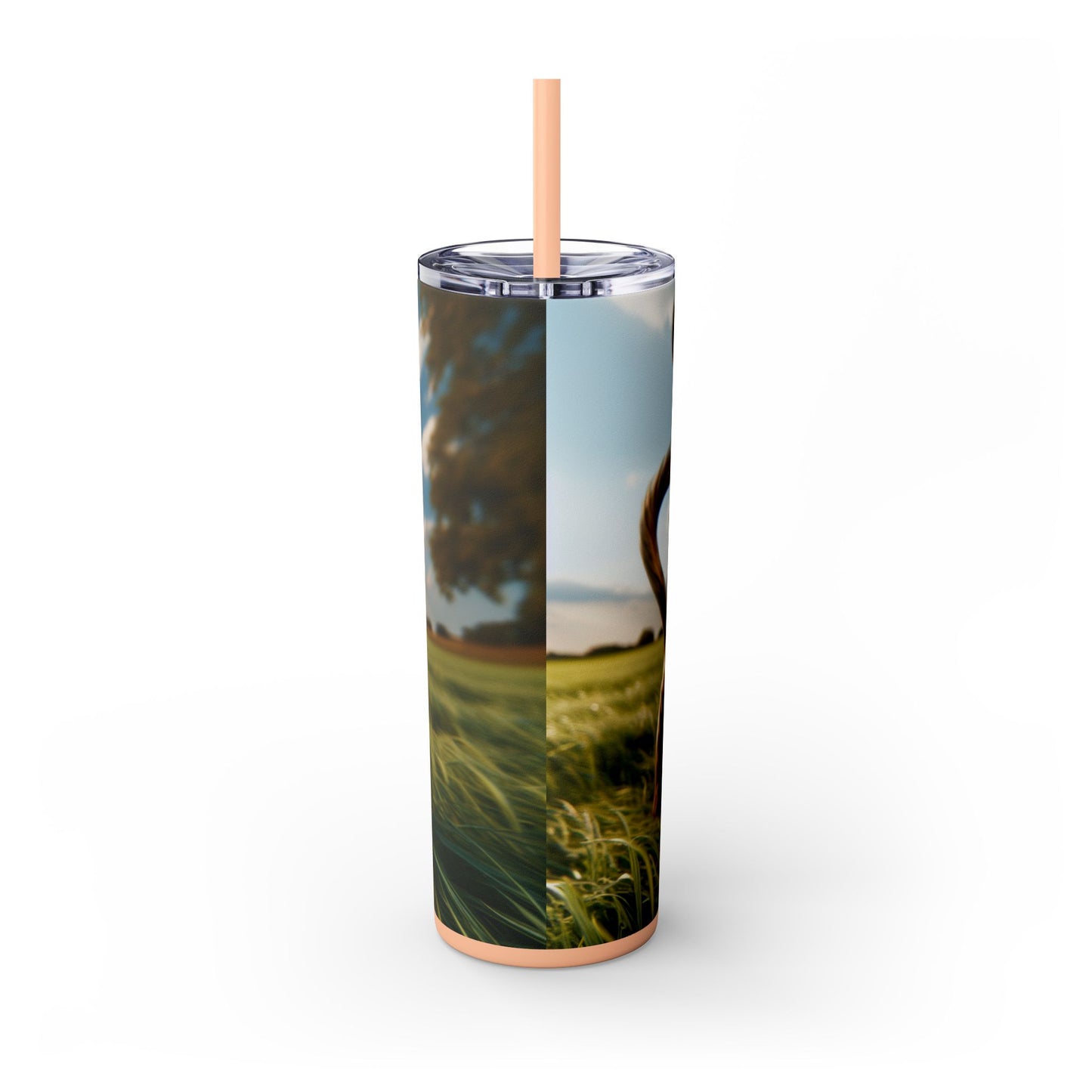 Treeing Tennessee Brindle Tumbler with Straw, 20oz
